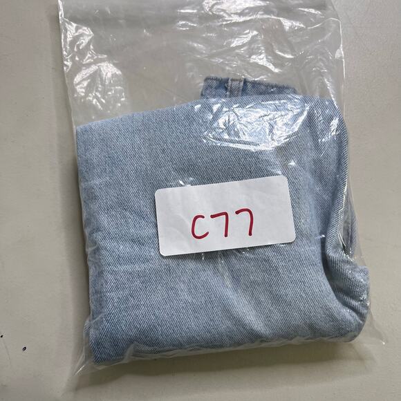 Vintage Levi’s 550 Orange tab Youth Relaxed Fit Jeans Light Wash Distressed Sz 7 - Picture 12 of 12